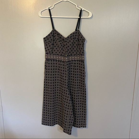 Anthropologie Navy Jumpsuit Size 6 - Picture 3 of 11